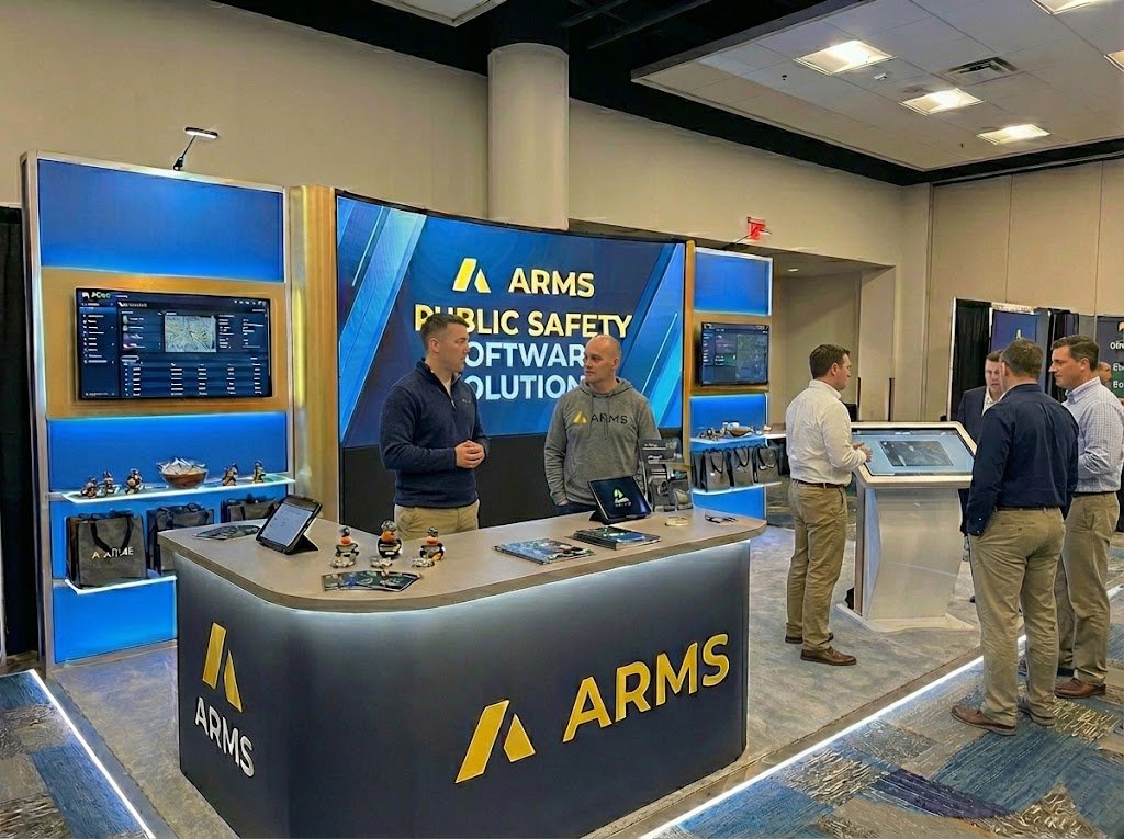 ARMS Public Safety Software booth
