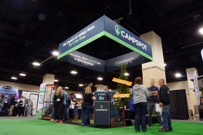 Campspot team at ARVC conference