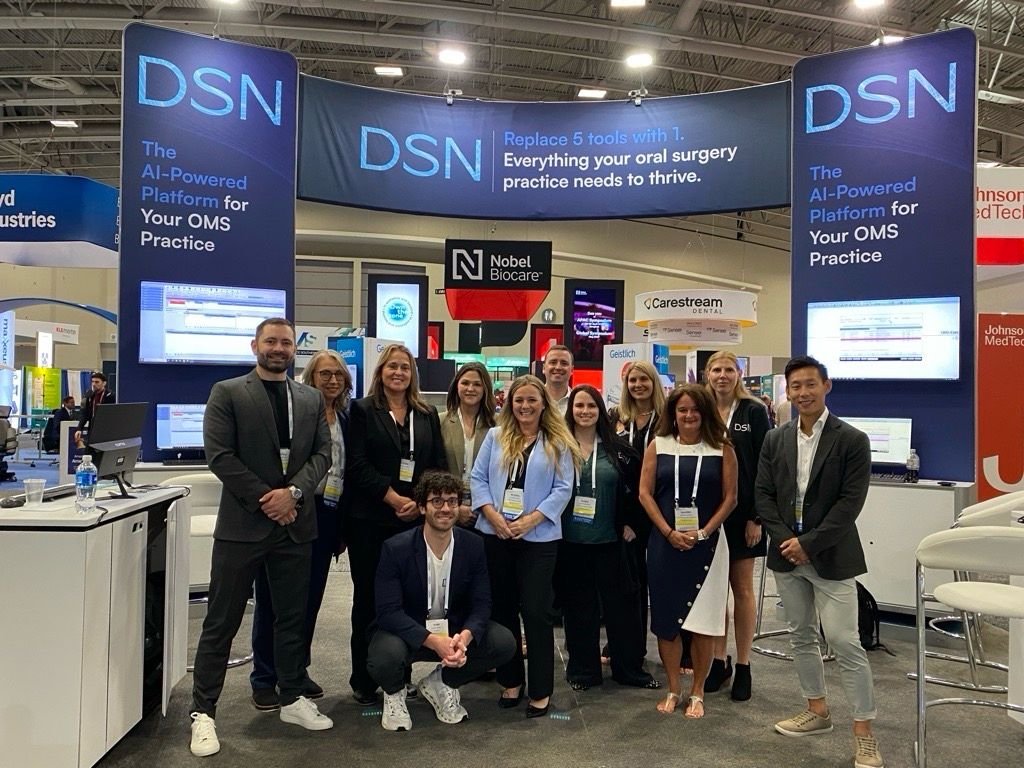 DSN team at trade show booth