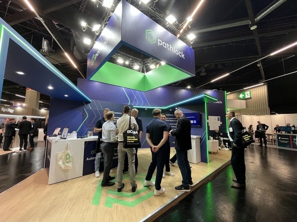Pathlock booth at enterprise conference